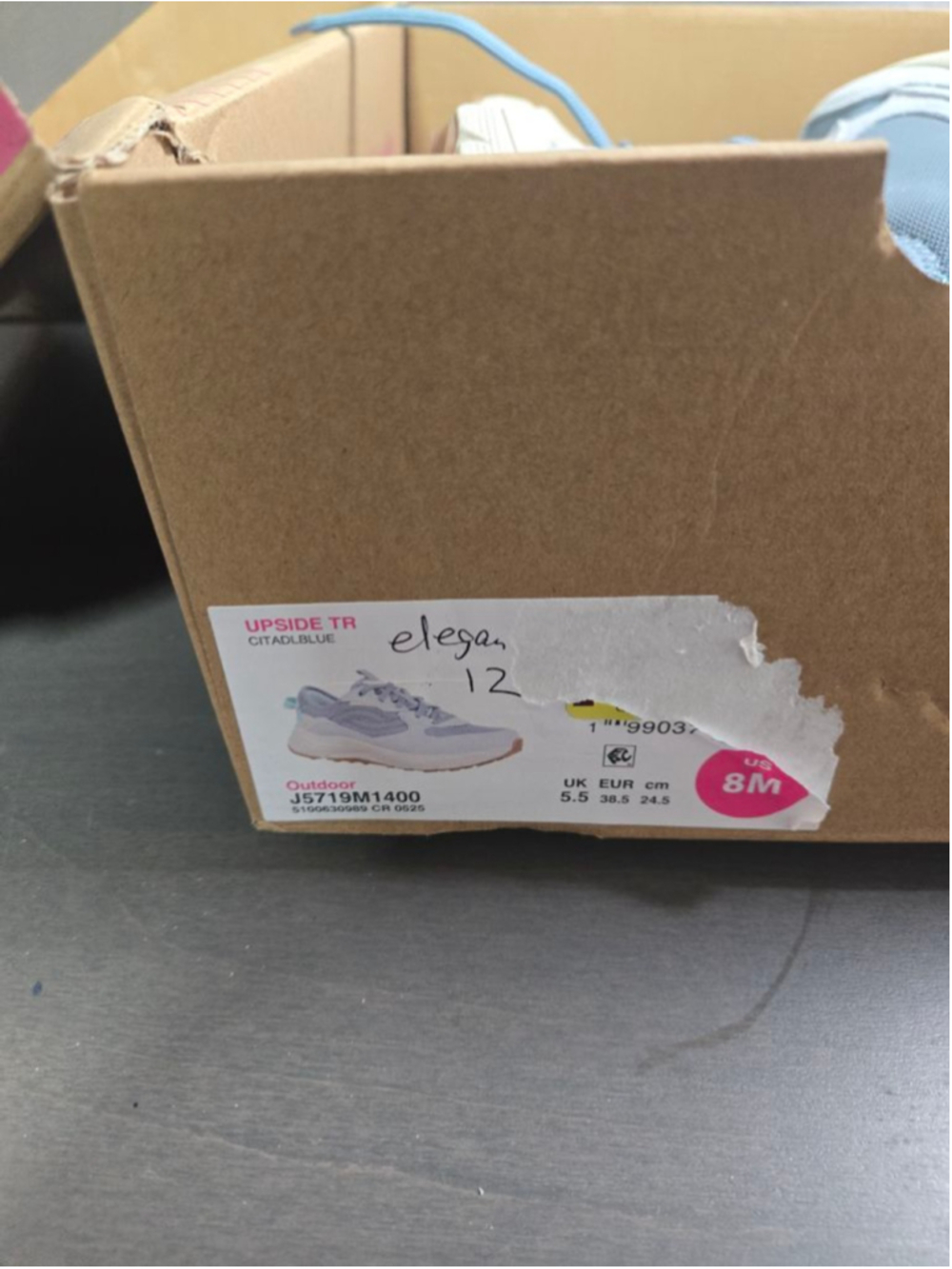 Women's Ryka Blue Beige Athletic Shoes Size 8 - Picture 13 of 13